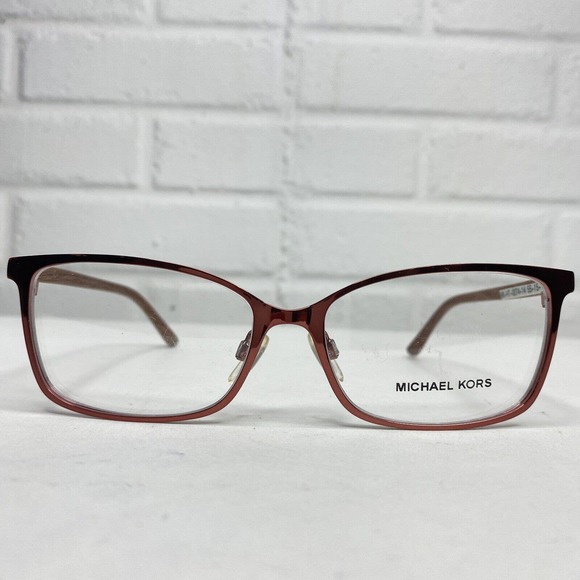 Michael Kors MK-HT-0074-14 Eyeglasses 55-15-140 Maroon Metal and Wood H2506‎ main image 5